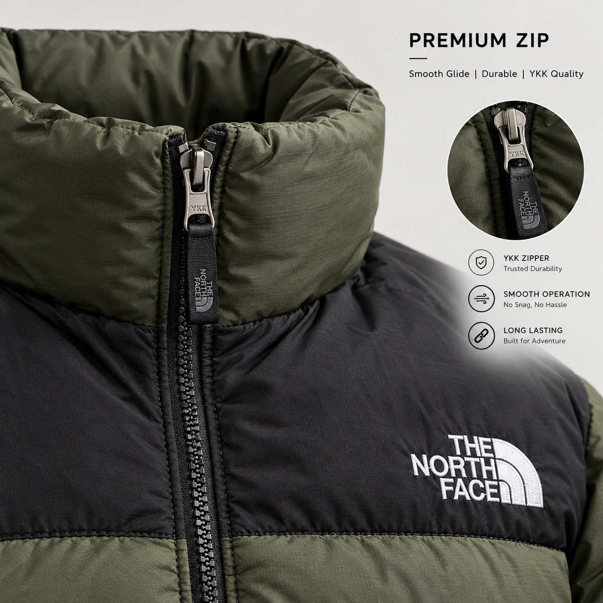 Premium  Puffer Jacket N/F [OLIVE]
