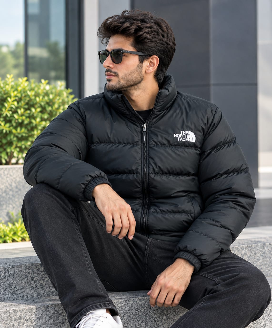 Premium  Puffer Jacket N/F [BLACK]