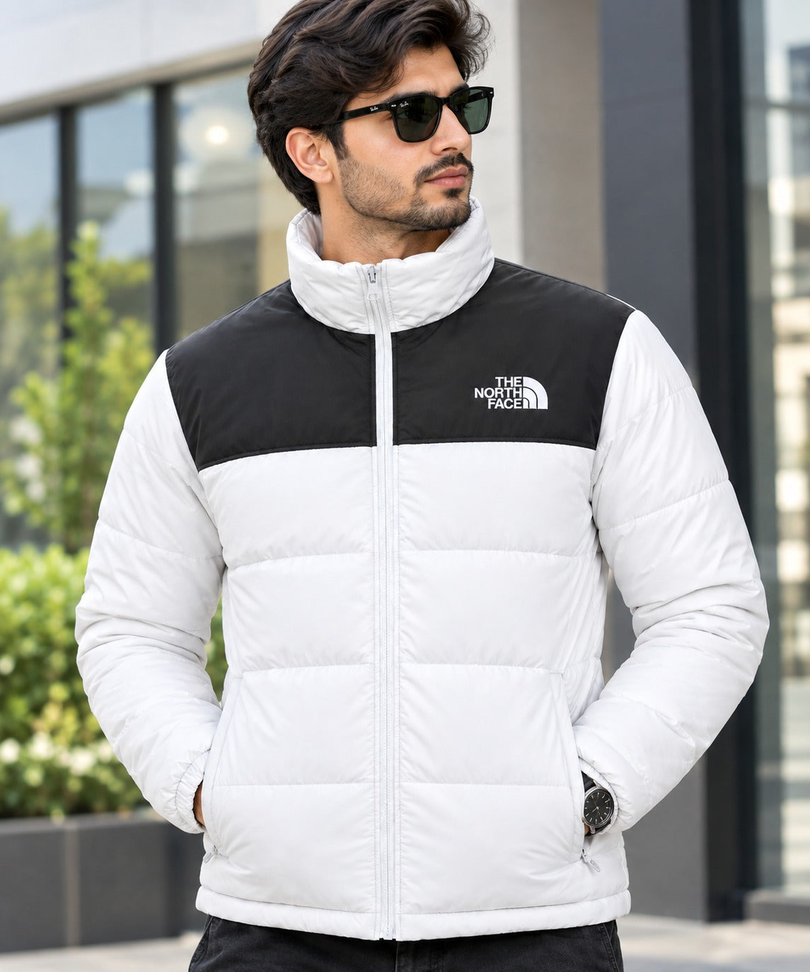 Premium  Puffer Jacket N/F [WHITE]